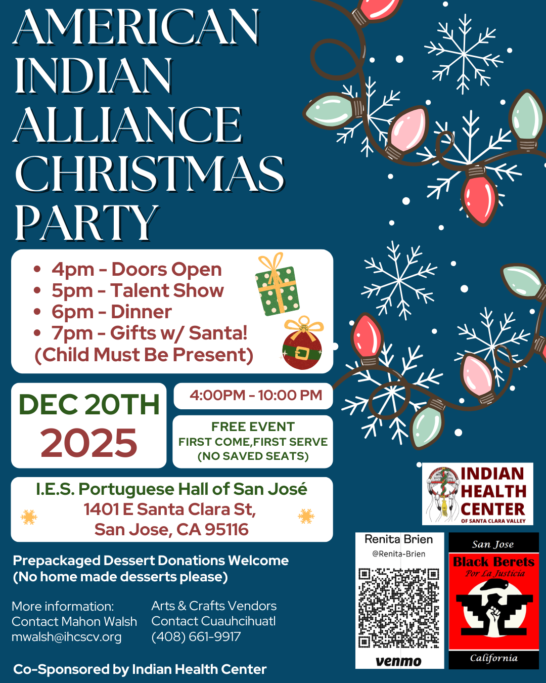 AIA Christmas Party flyer