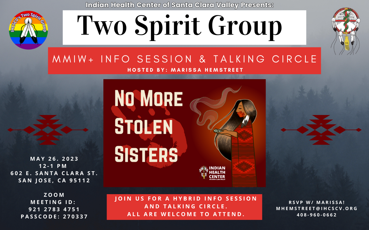 May 2023 Two Spirit Group Flyer No More Stolen Sisters